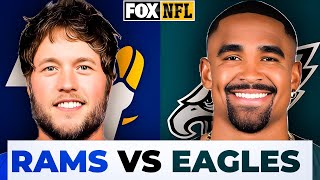 Rams vs Eagles LIVE | NFL Play by Play + Reactions 🏈