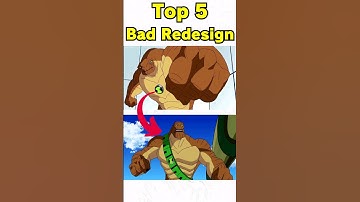5 worst Omniverse redesigns #ben10 #omnitrix #shorts