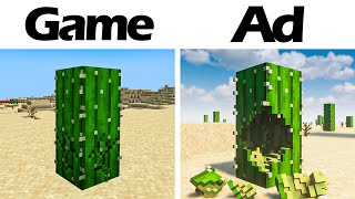 minecraft in ad vs reality