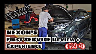 Tata Nexon 2021 First Service Review Experience Cost And More Tata Nexon Facelift Steeropedia