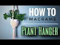 HOW TO Macrame Plant Hanger