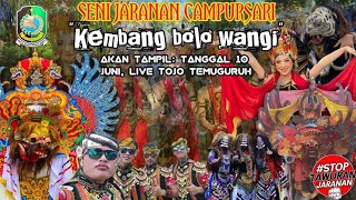 LIVE 🇮🇩 SENI JARANAN KEMBANG BOLO WANGI DI TOJO TEMUGURUH SEMPU