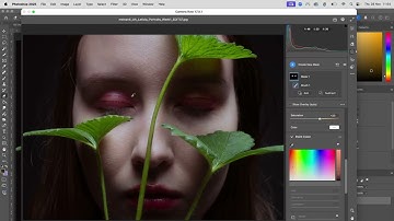 Opening Camera RAW in Adobe Photoshop 2025 and creating a mask with a brush.
