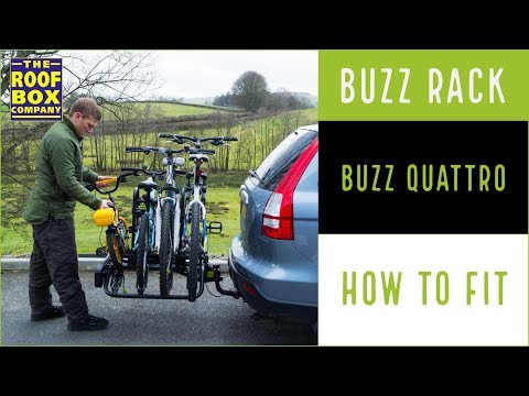 BUZZ RACK - Buzz Quattro - Tilting 4 bike carrier - HOW TO FIT