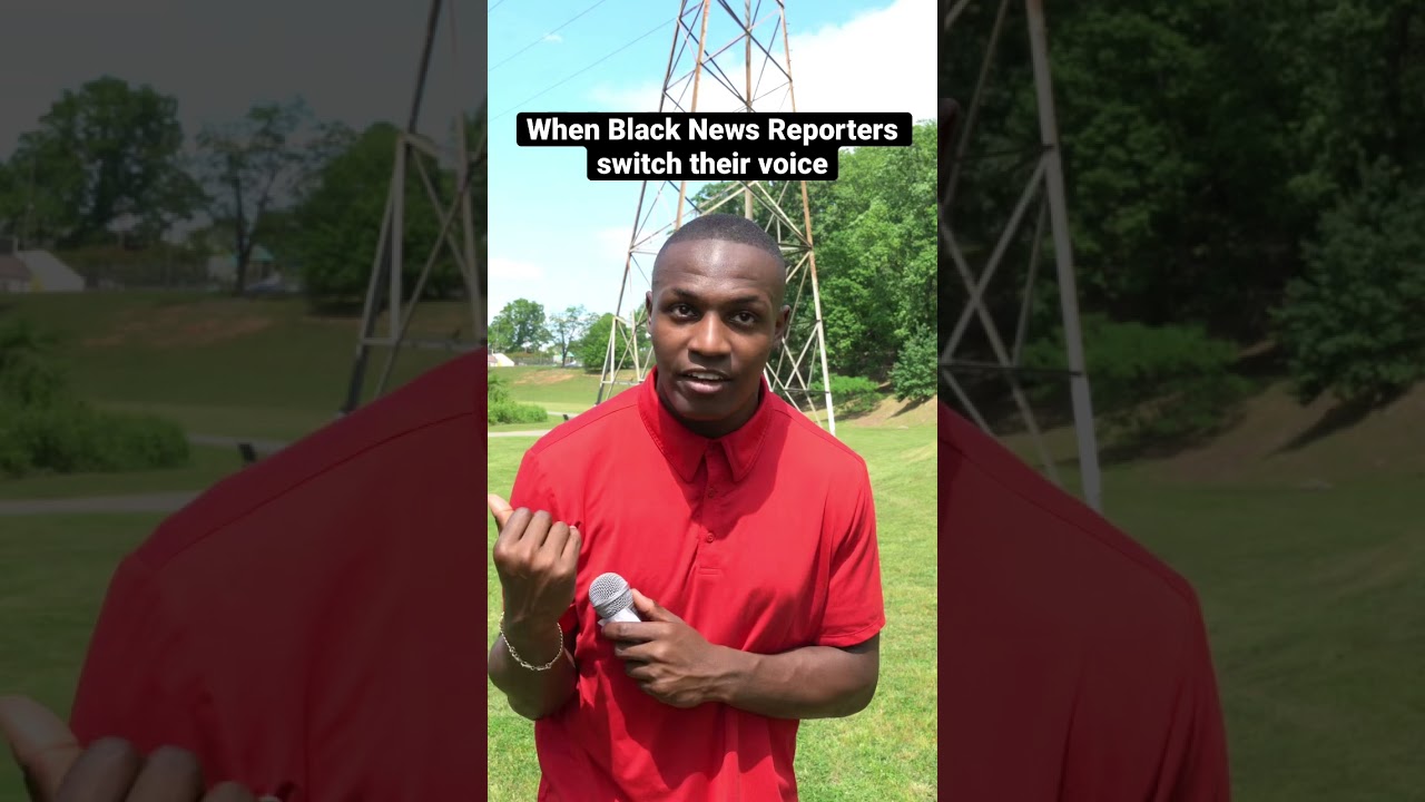 ⁣When Black News Reporters switch their voice | #shorts