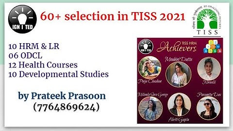 TISS Final result| Our Achievers| TISS 2022 course