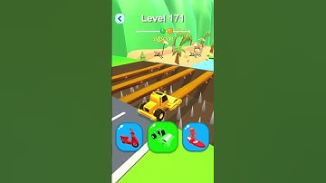 Shape-Shifting 🚙🚁🛵 Race | Gameplay Level - 171 | Hyper Casual Mobile📱 App | Android,iOS - NEW UPDATE