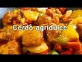 CERDO AGRIDULCE ESTILO CHINO - Recetas de Cocina faciles rapidas y economicas de hacer