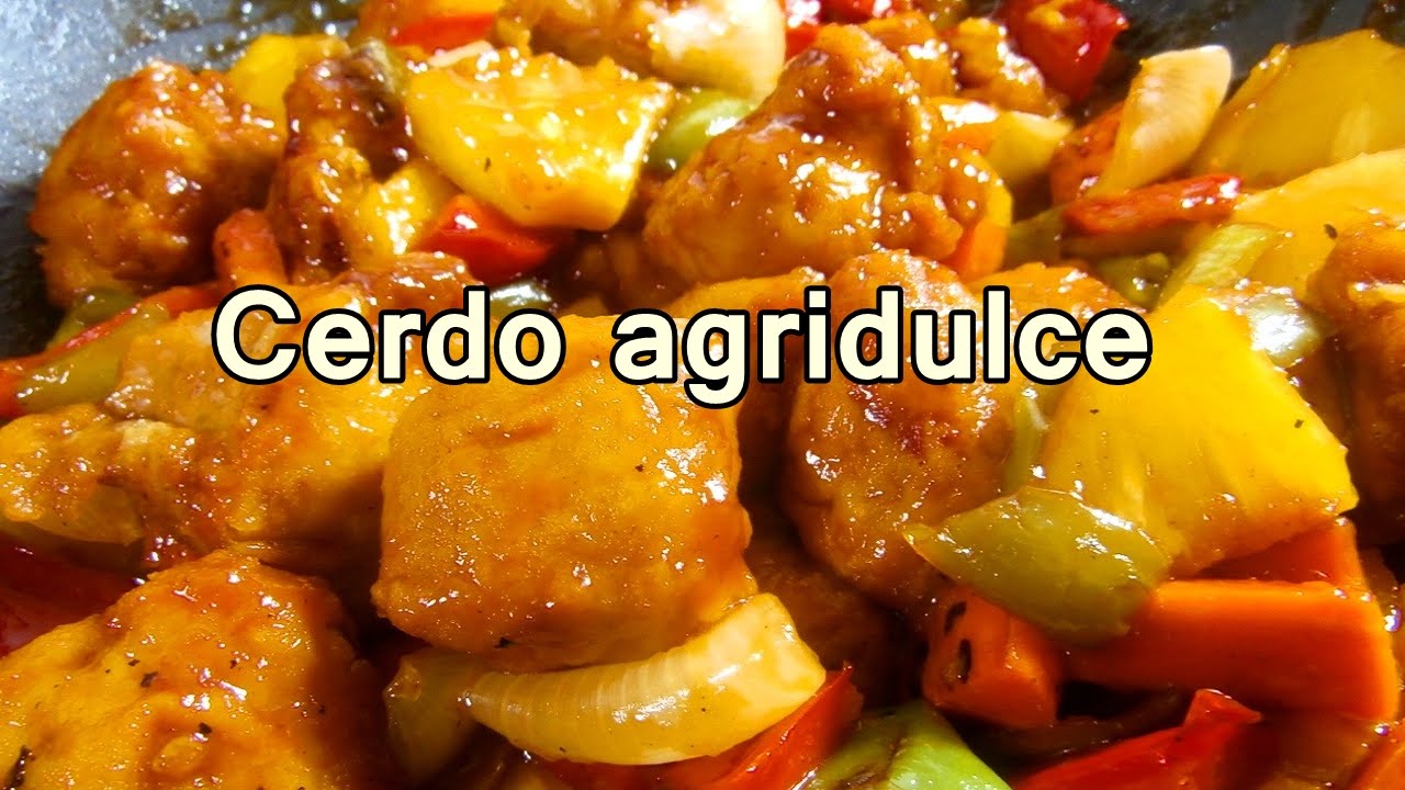 CERDO AGRIDULCE ESTILO CHINO - Recetas de Cocina faciles ...