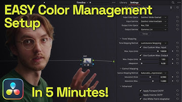 Node-Based Color Management in Resolve - Quick Setup Guide