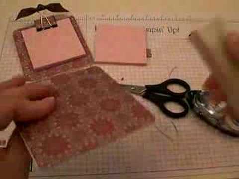Post it Note Holder Tutorial - YouTube