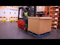 Counterbalance forklift training  depositing a load at ground level  4ks forklift training