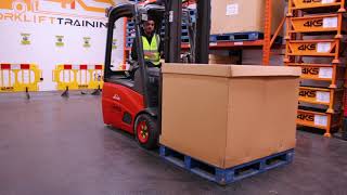 Counterbalance Forklift Training | Depositing a load at ground level | 4KS Forklift Training