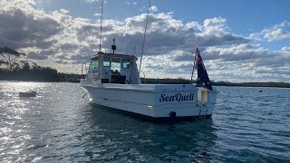 Fishing Trawler Re-launch and sea trial in Jervis Bay