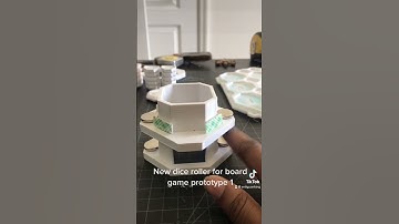 Magnetic dice roller