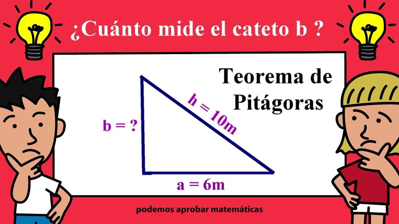 Teorema De Pit Goras Calcular Un Cateto Encontrar Un Cateto Youtube