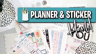 PLANNER STATIONERY & STICKER HAUL!