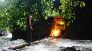 Full video: 12 Moths Survival and Solo Bushcaft in the forest. Enjoy adventure in the wild.