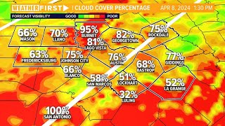 LIVE: Tracking the forecast for the total solar eclipse