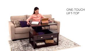 Hatsuko Lift Top Cocktail Table from Ashley https://colemanfurniture.com/hatsuko-lift-top-cocktail-table.htm With is clean lines and chic style the hatsuko coffee table is ...