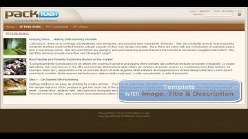 GLOBAL SETTINGS - TEMPLATES in DNN Publishing Module by PackFlash