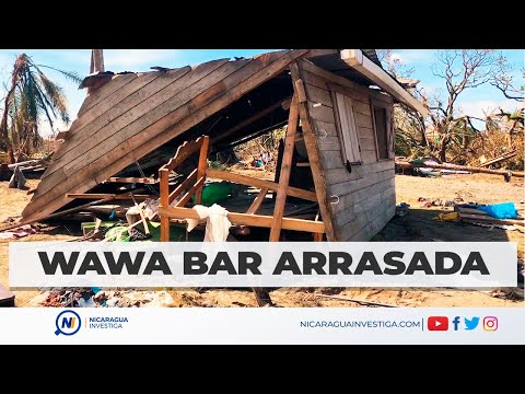 ⚠️🔴| IMPACTANTE: Así arrasó el huracán Eta la comunidad de Wawa Bar