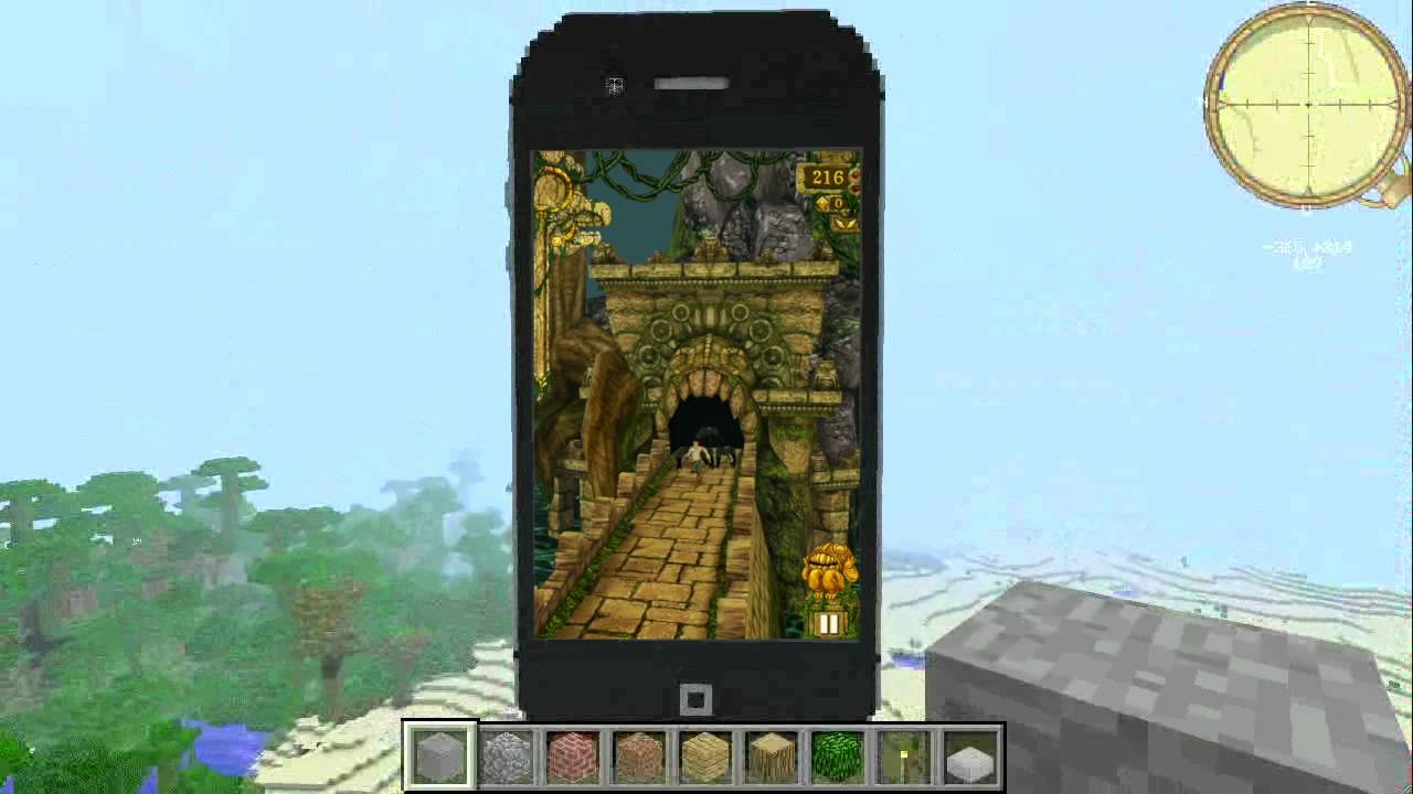 Fully working iPhone 4S on Minecraft with Redstone! - YouTube