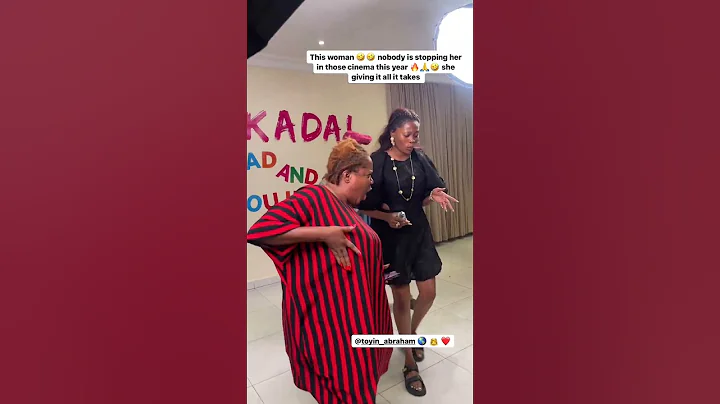 Toyin Abraham takes over Kike shoot with her magical dance moves