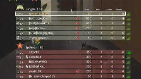 [MW2] Tactical Nuke on Highrise w/ FAMAS (Score: 31-1)