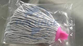 Down paper flow pack machine for clean cloth with servo control