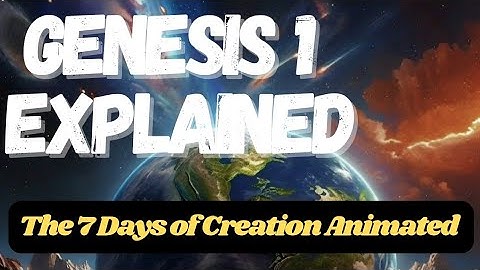 Genesis 1 Explained | The 7 Days of Creation Animated (#genesis1 #inspiration)