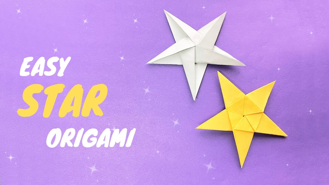 Easy Origami Paper Star How to make paper star Christmas Decoration