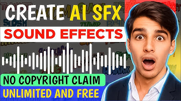 How To Create Sound Effects Using AI For YouTube videos (No Copyright)|learn With Smart Steps