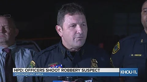 Houston Police Shoot Robbery Suspect in Greenspoint Area