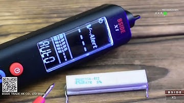 BSIDE New Voltage Detector Tester X1 X2 Smart Multimeter Non-contact Infrared Thermometer EBTN