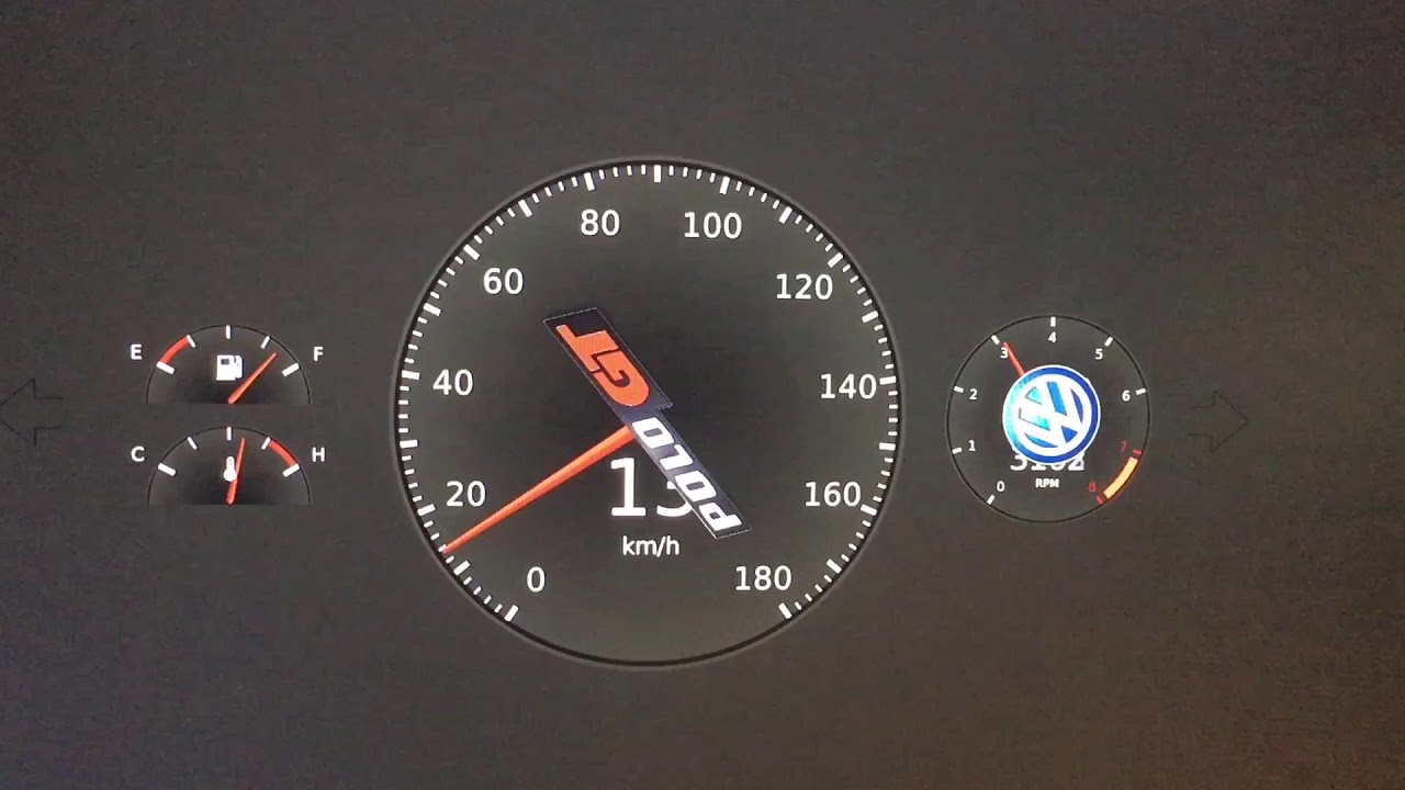 Volkswagen polo GT electronic cockpit with amazing sound|поло седан ...