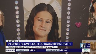 Parents say repeated bullying at Las Vegasarea school led to daughter’s suicide