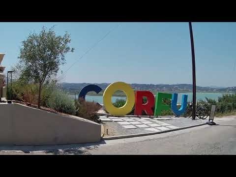 Corfu Kanoni Greece Royal Boutique Café Lookout Corfu Airport View Summer 2024 WalkinGo