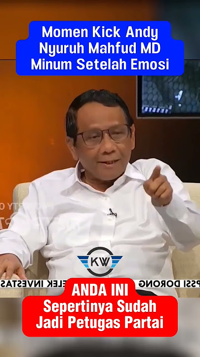Download lagu Mahfud MD Emosi❗Kick Andy Anda Sepertinya Sudah Jadi Petugas Partai