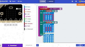 Learn about acceleration using micro:bit and Rock-Paper-Scissors - Play like a pro