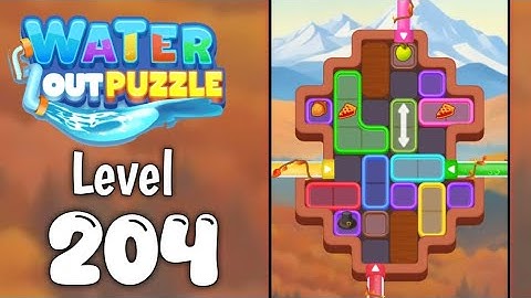 Water Out Puzzle Level 204 Walkthrough