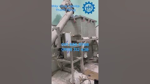 MÁY TRỘN BỘT NẰM NGANG KẾT HỢP TRỤC VÍT CẤP LIỆU TỰ ĐỘNG: VÍT TẢI CẤP LIỆU NĂNG SUẤT, GIẢM NHÂN CÔNG