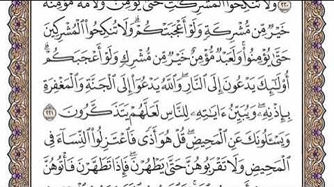 سورة البقرة الشيخ ياسر الدوسري صفحة ٣٥