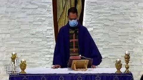 FIRST SUNDAY OF ADVENT (ANTICIPATED MASS) [November 26,2022] 6:00 PM