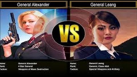 c&c zero hour general alexander vs general leang hard
