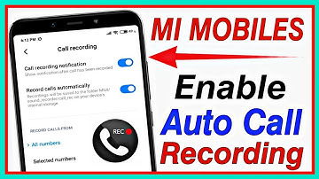 MI Mobiles Auto Call Recording setting. How To Enable Auto Call Recording Service In MI Mobiles