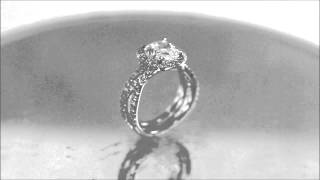 18K White Gold Cushion Cut Diamond Egagement Ring And Band 3.20Ctw - Knr Inc - 699 1