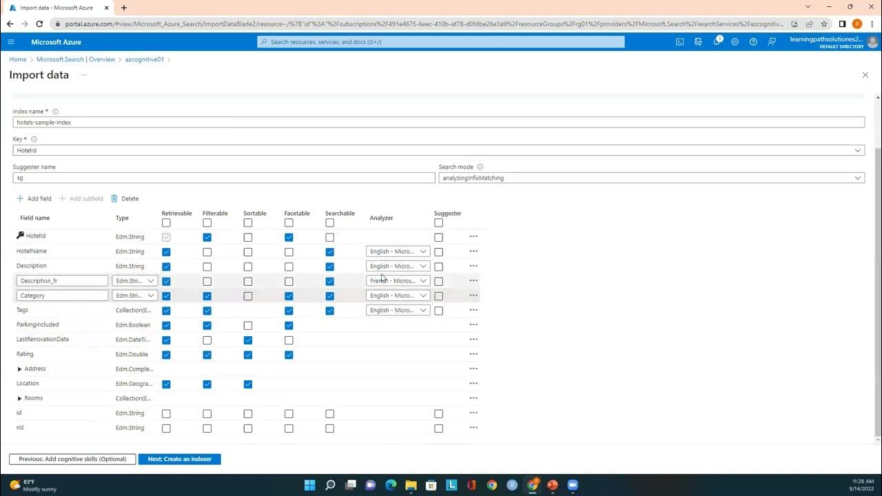 Criar um serviço de pesquisa no portal - Azure AI Search