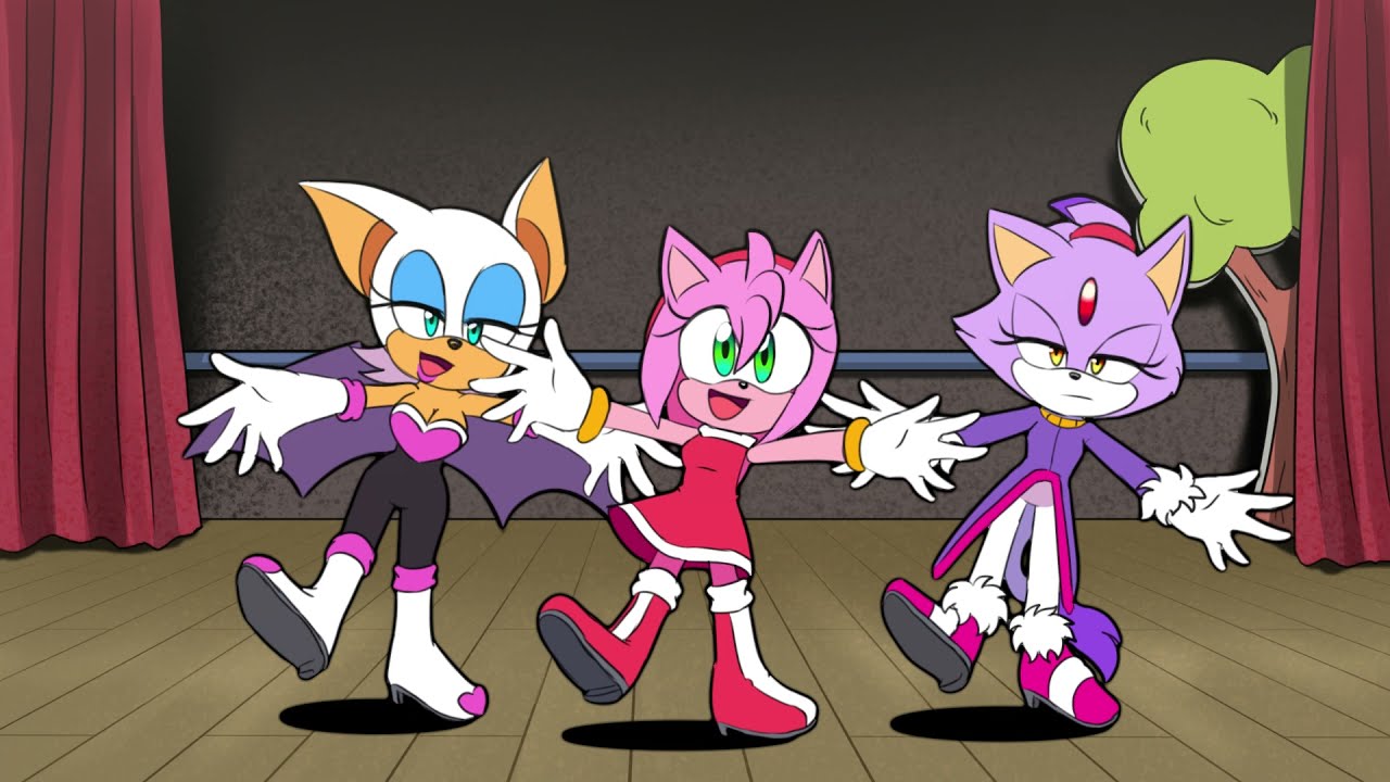 Sonic girls dance Animation