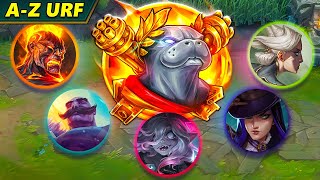 *A-Z URF EPISODE 4* TRYING EVERY CHAMP IN NEW URF 😆